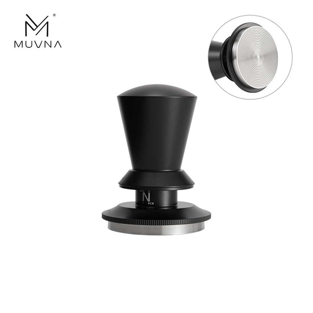 Muvna Adjustable Tamper Schwarz – 58 mm