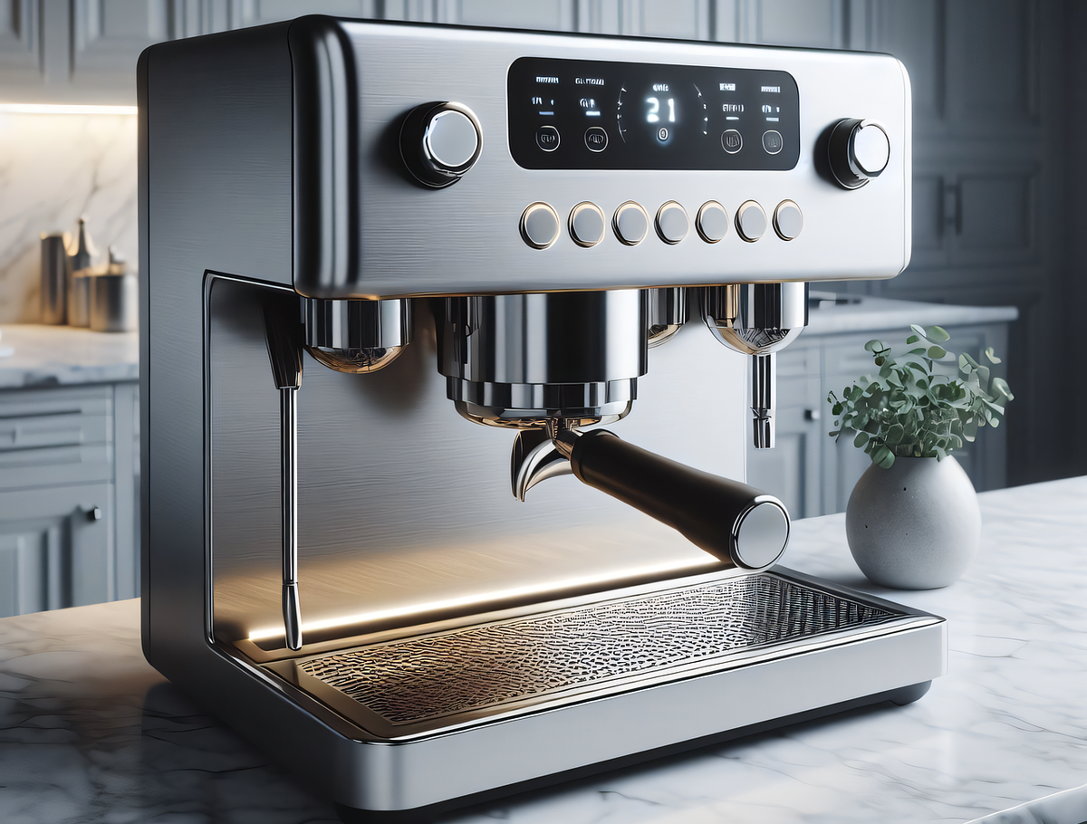 Thermoblock Siebträgermaschine KI generiert