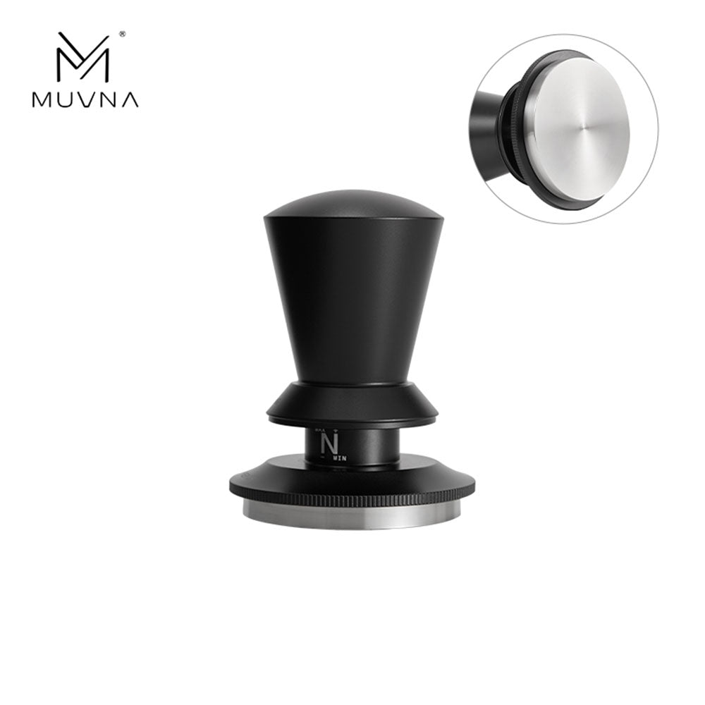 Muvna Adjustable Tamper Black – 58 mm